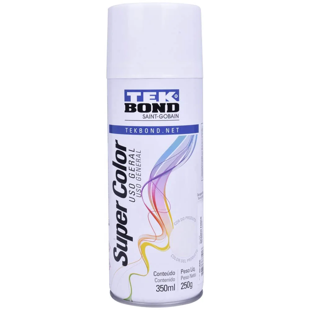Tinta Spray Uso Geral Branco Fosco 350ML