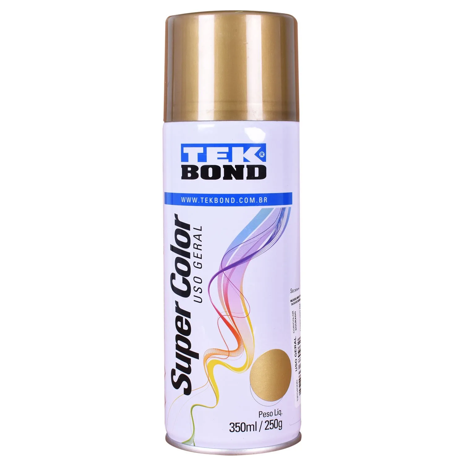 Tinta Spray Uso Geral Dourado 350ML