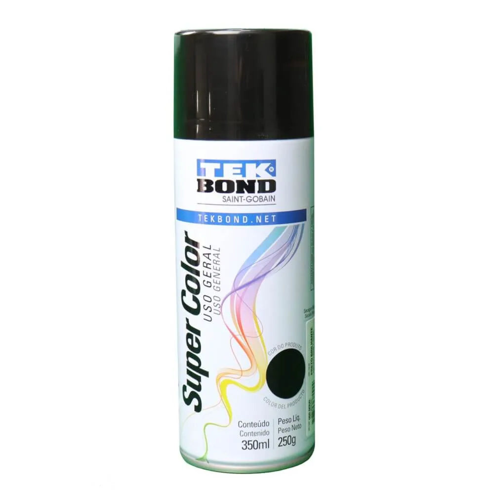 Tinta Spray Uso Geral Preto Bilho 350ML
